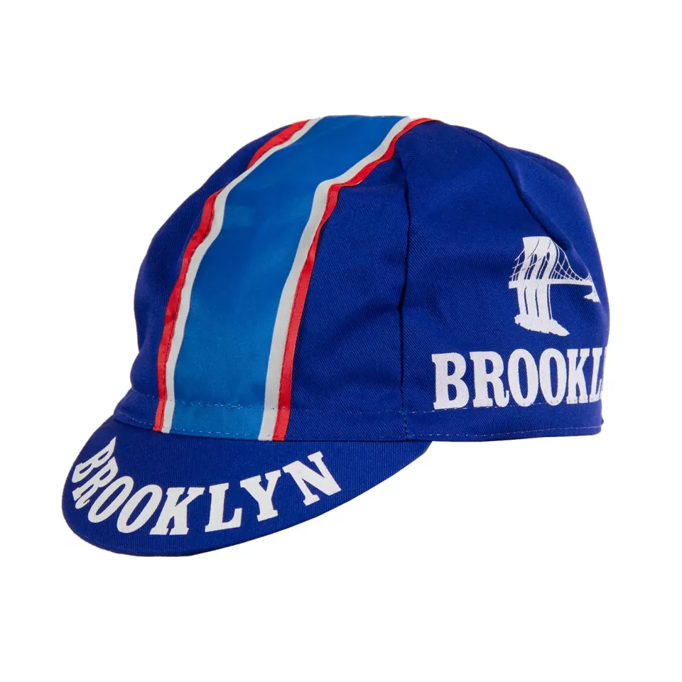 Giordana Team Brooklyn cykelkeps blå bomull