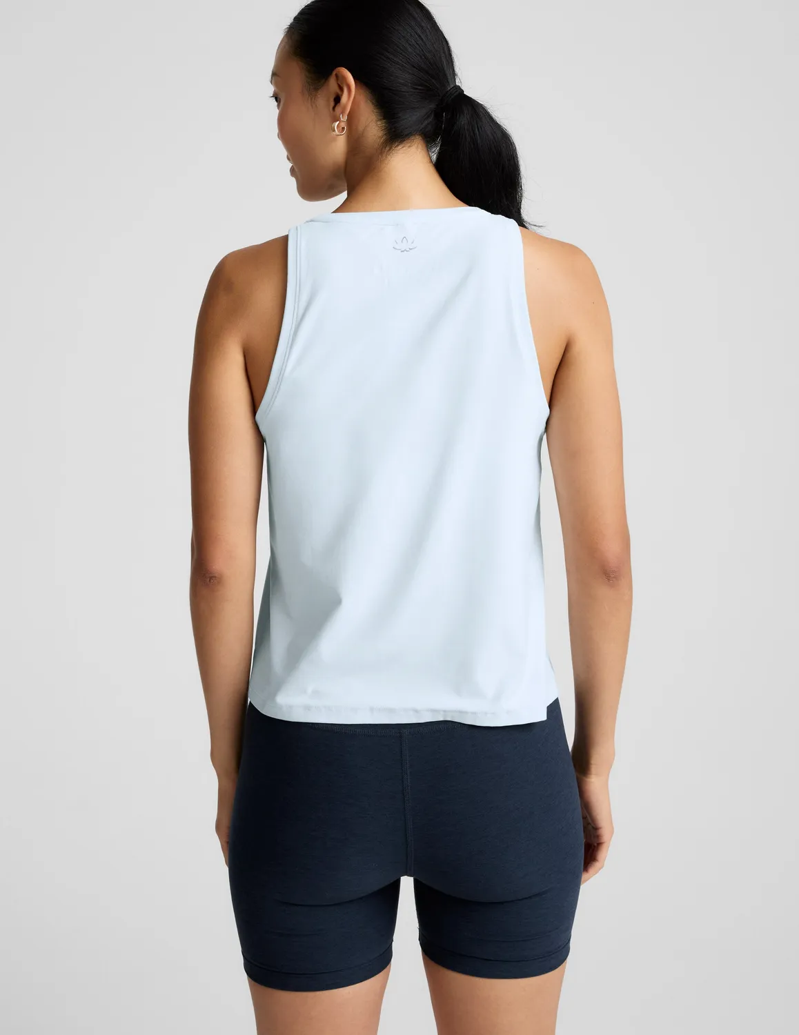 Beyond Yoga Featherweight Rebalance Tank linne Morning Sky Blue lös