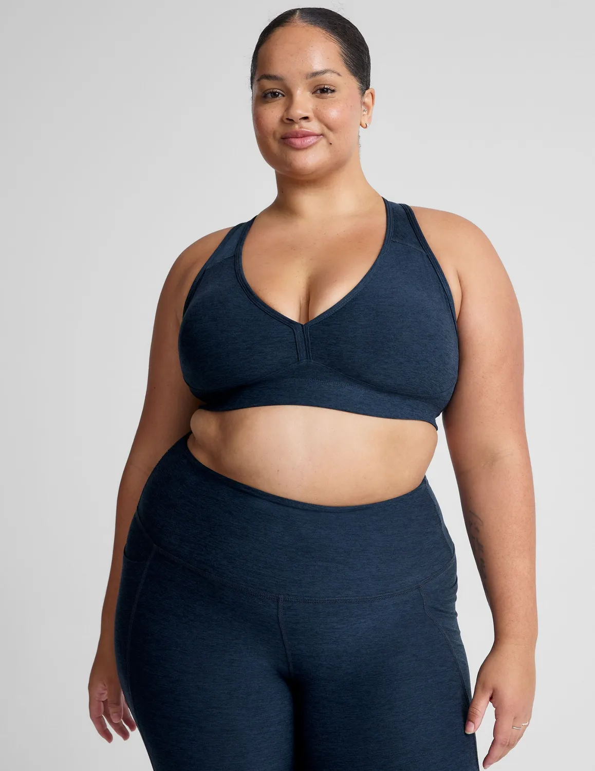Beyond Yoga Spacedye Lift Your Spirits Bra sportbh Nocturnal Navy