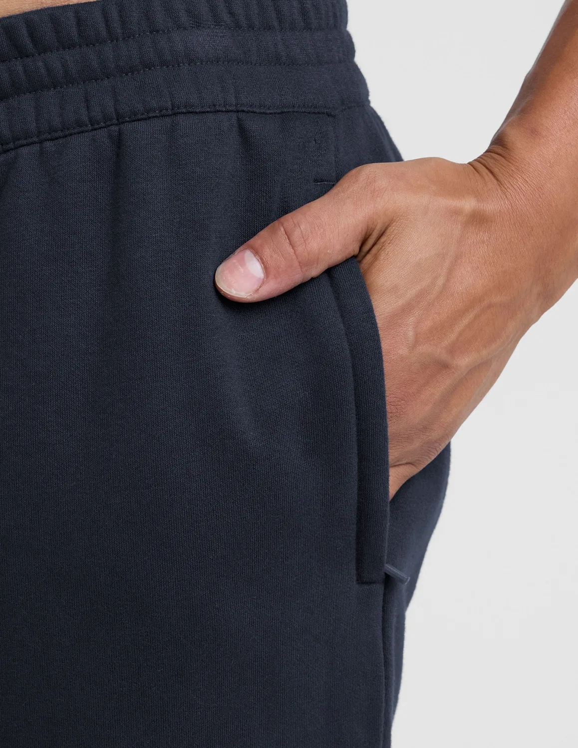 Beyond Yoga LuxeFleece Straight Leg Men's Pant mjukisbyxor Nocturnal Navy