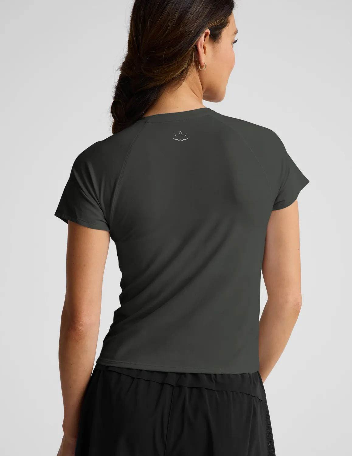 Beyond Yoga Breezeweight Active Short Sleeve Tee t-shirt Slate Green sval