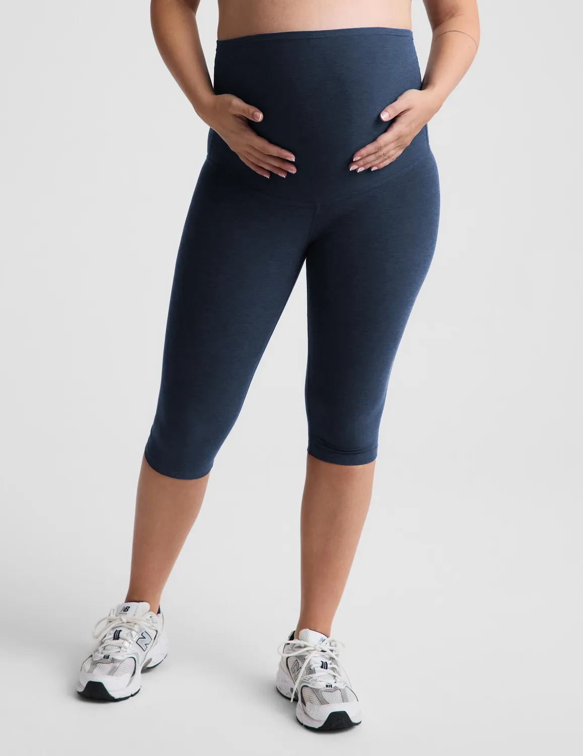 Beyond Yoga Spacedye gravidleggings pedal pusher marinblå