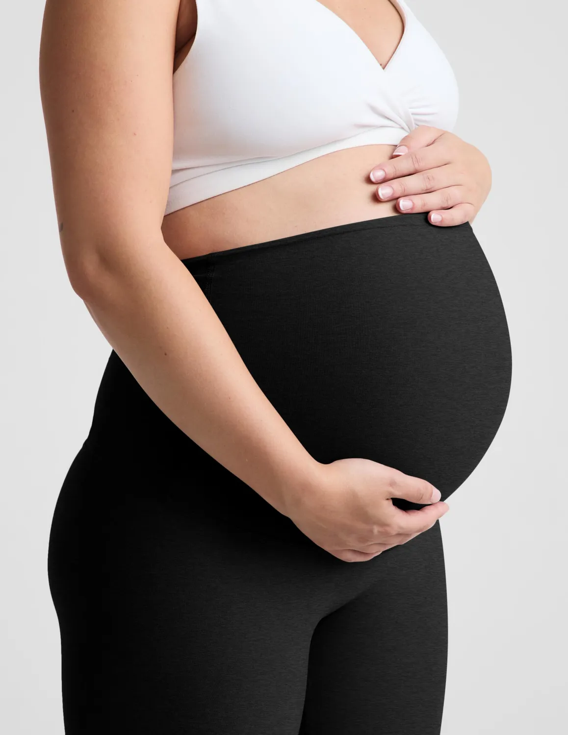 Beyond Yoga Spacedye Maternity Stirrup Leggings Darkest Night gravid