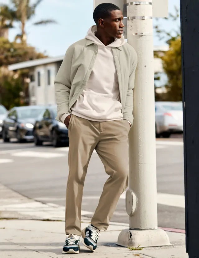 Beyond Yoga Element Men's Chino Trouser 32 chinos Tan