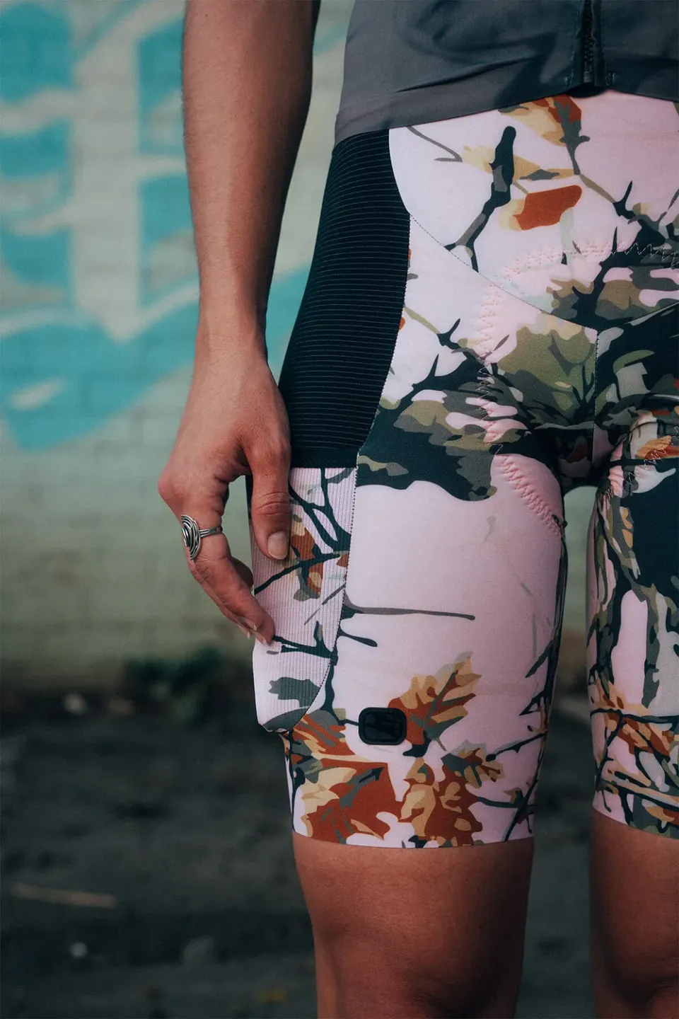Giordana Beyond Gravel bibshorts dam rosa camo Cordura
