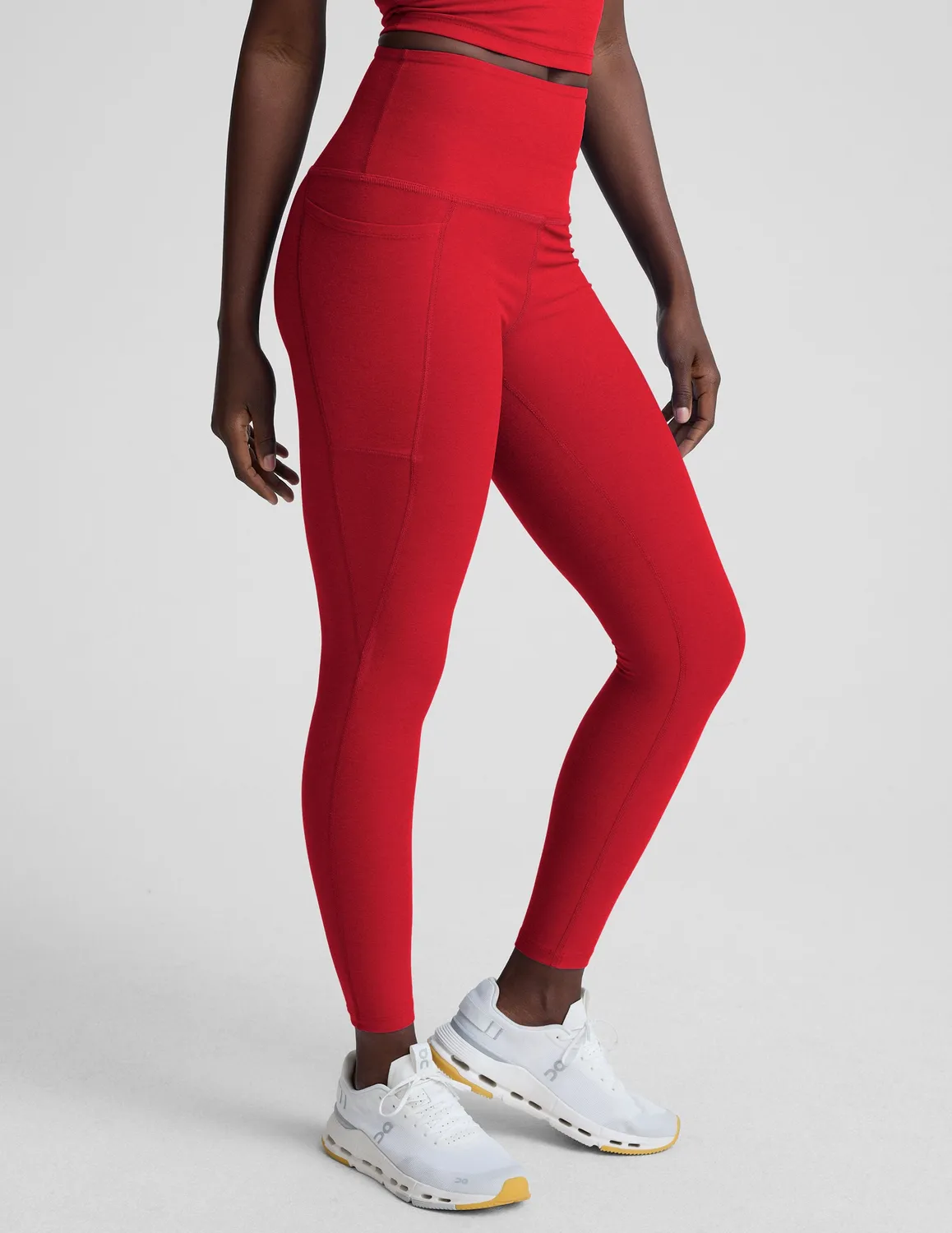 Beyond Yoga Spacedye Out Of Pocket Legging Holly Red