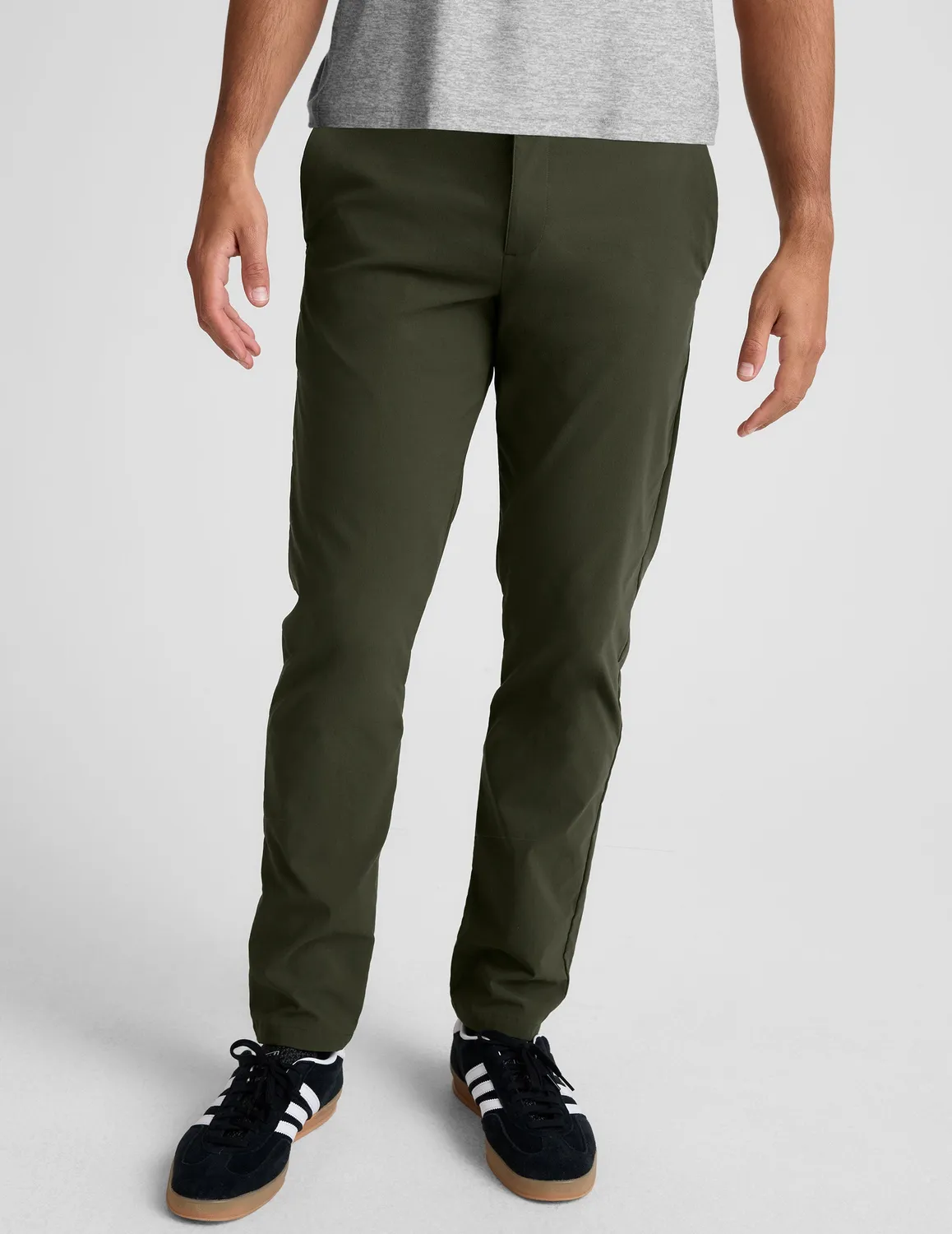 Beyond Yoga Element Men's Chino Trouser 32" chinos forest moss regular
