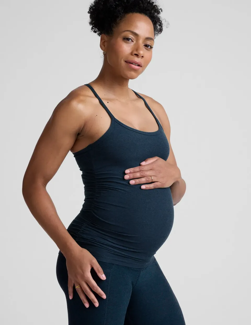 Beyond Yoga Spacedye Keep Your Cool gravidlinne nocturnal navy