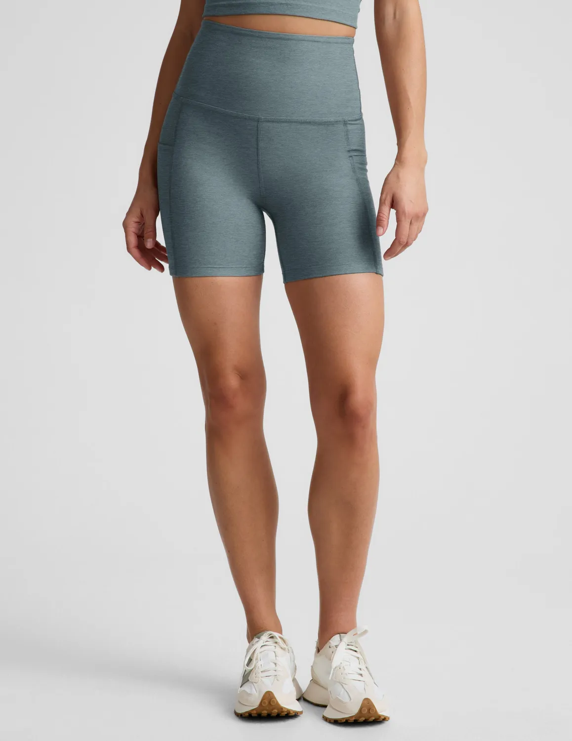 Beyond Yoga Spacedye Keep Pace 5 Pocket Shorts Storm Heather fickshorts