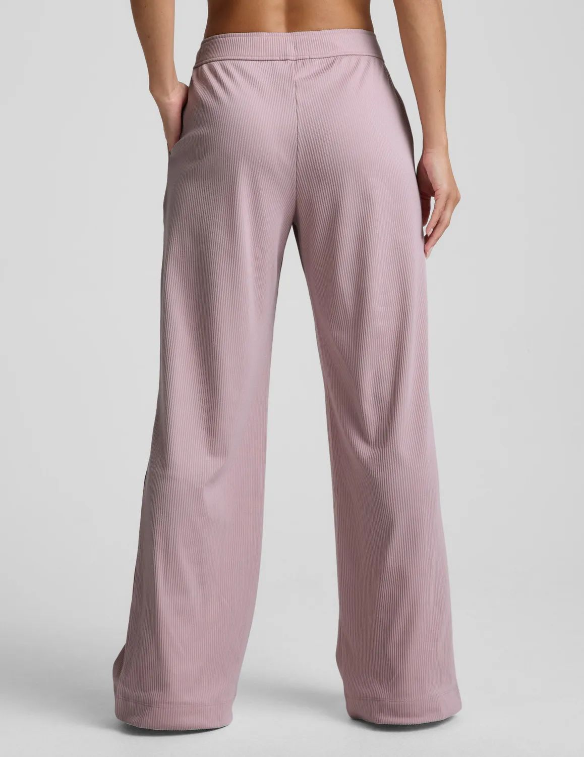 Beyond Yoga Breathe Easy Comfort Cord Pant byxor Pale Pink vida