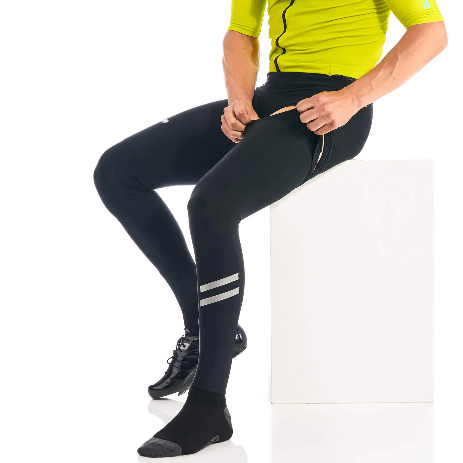 Giordana G-Shield Thermal benvärmare svart vattenavvisande
