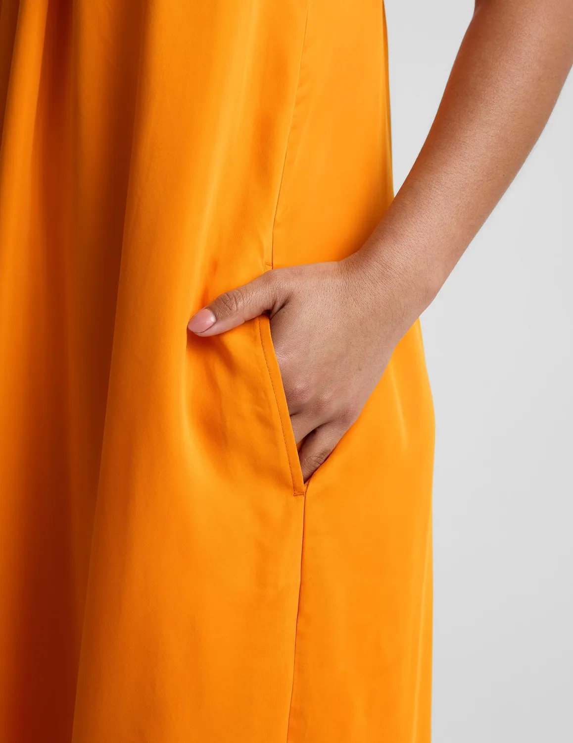Beyond Yoga Sunkissed Cupro maxiklänning Bright Citrus gul