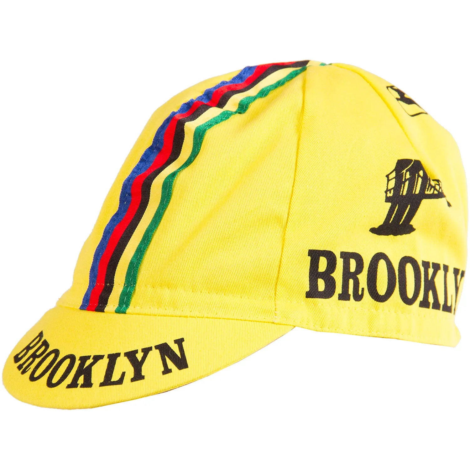 Giordana Team Brooklyn Cap cykelkeps svart klassisk