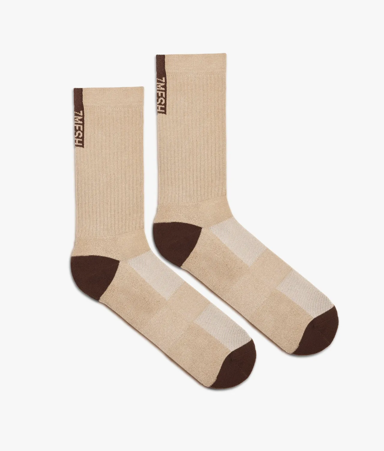 7mesh Gravity cykelstrumpor mocha förstärkta