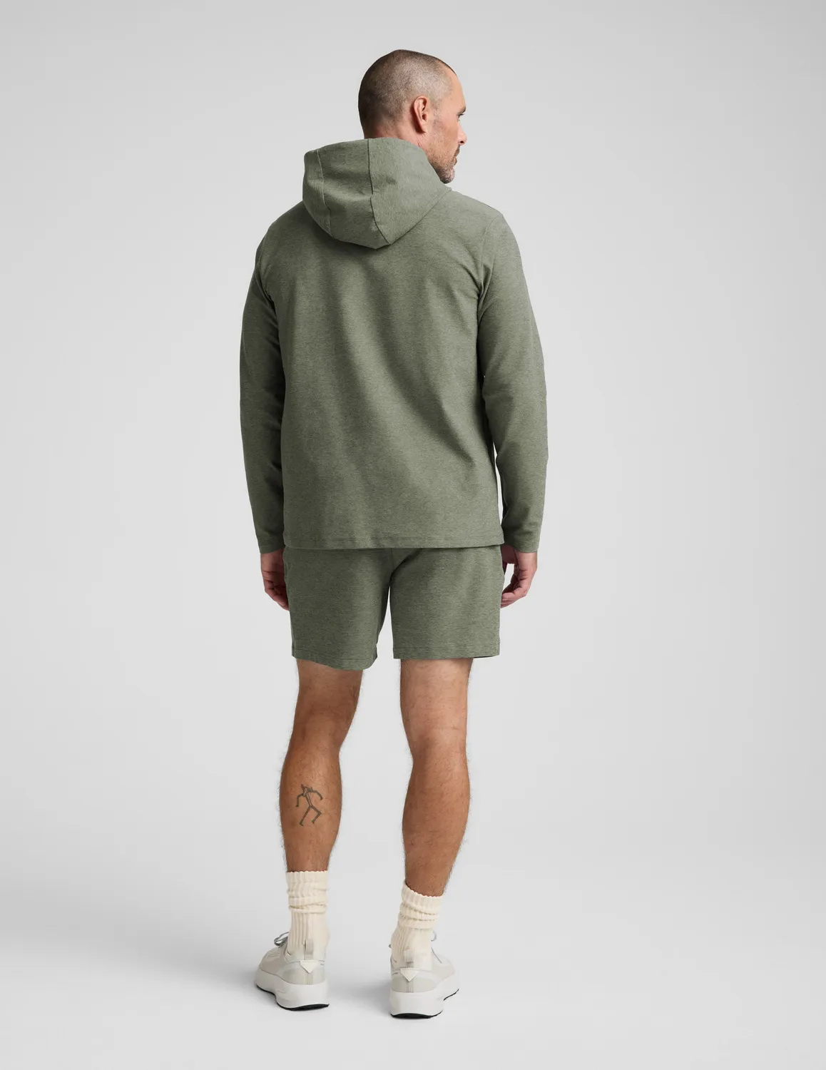 Beyond Yoga Spacedye Go-To Men's Hoodie hoodie Grey Sage Heather