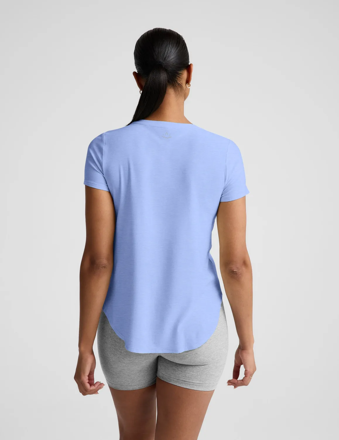 Beyond Yoga Featherweight On The Down Low T-shirt Pastel Periwinkle lätt