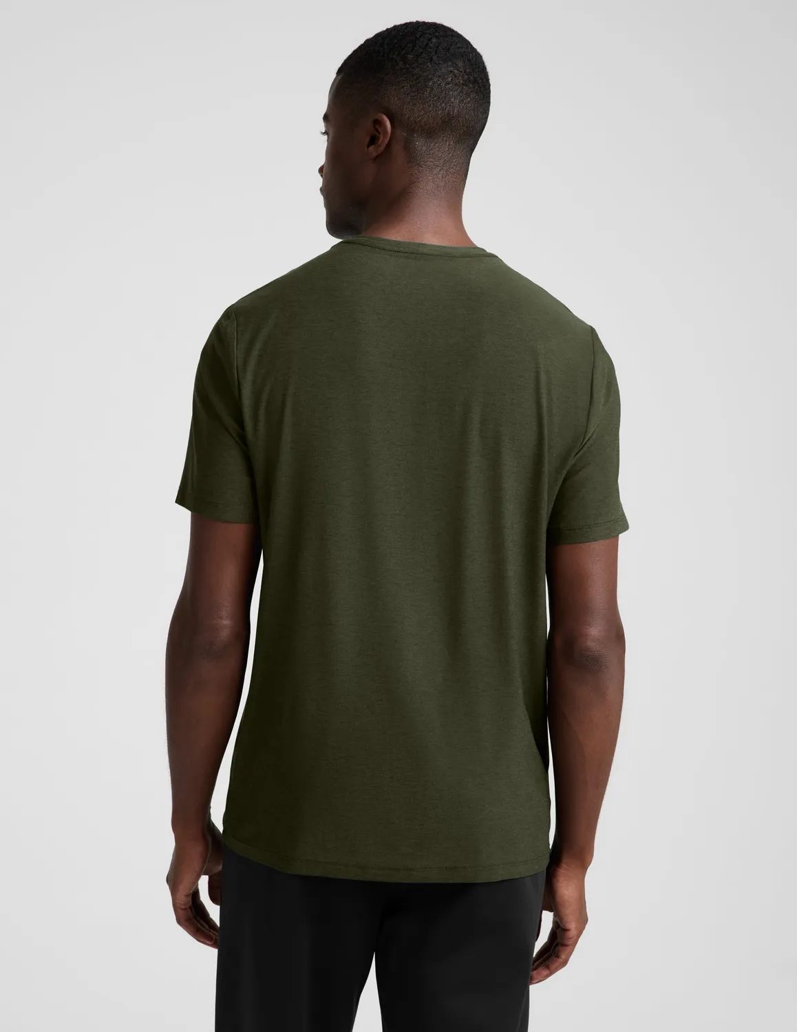 Beyond Yoga Always Beyond Men's Crew Tee 2.0 t-shirt Beyond Olive Heather tunn