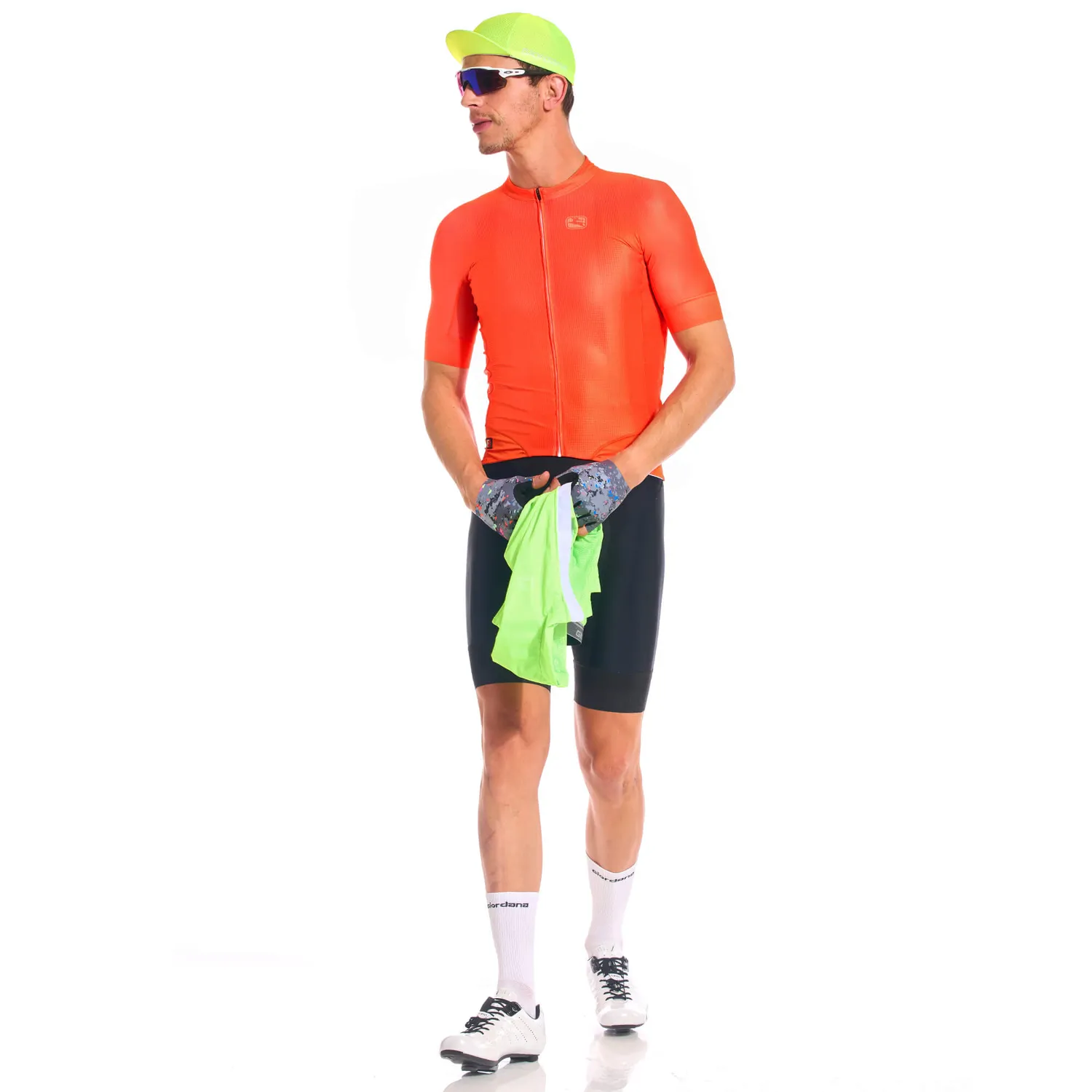 Giordana FR-C Pro Neon cykeltröja neonblå aerodynamisk