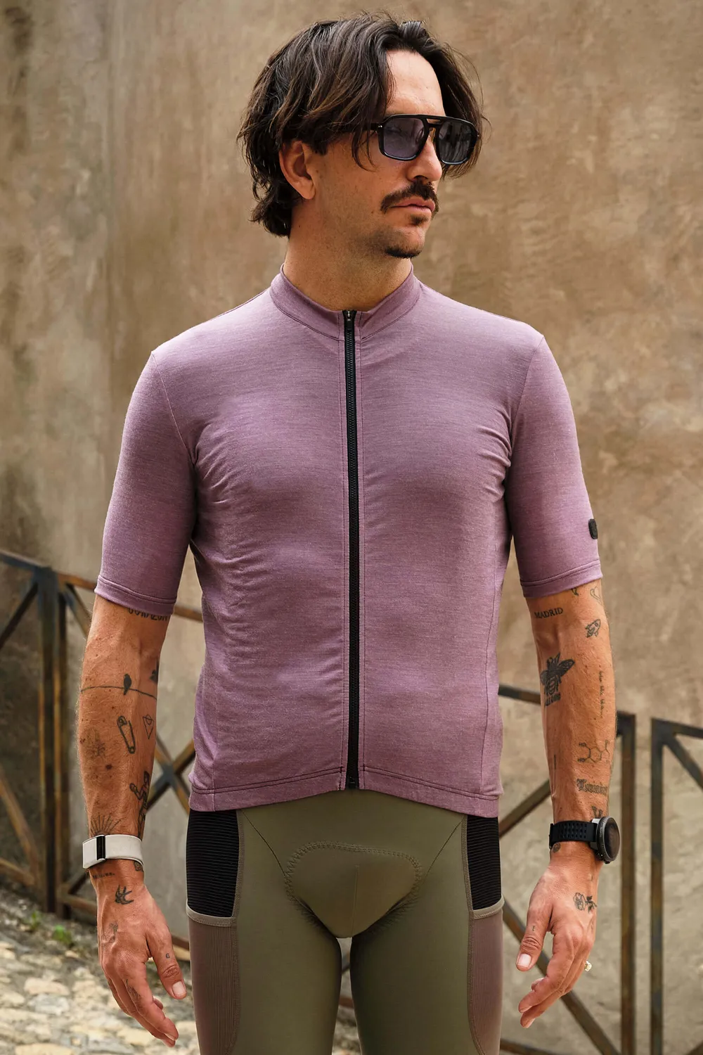 Giordana Beyond Gravel Wool cykeltröja merino svart