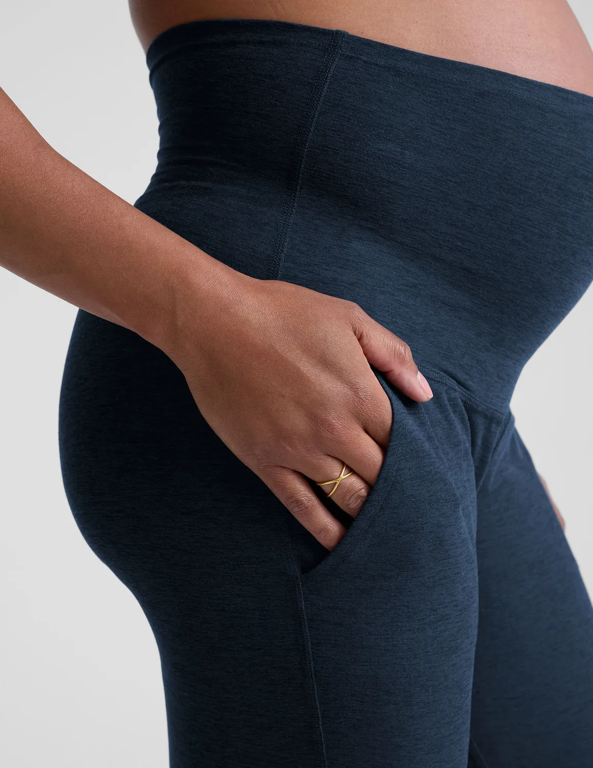 Beyond Yoga Spacedye Beyond the Bump jogger Nocturnal Navy