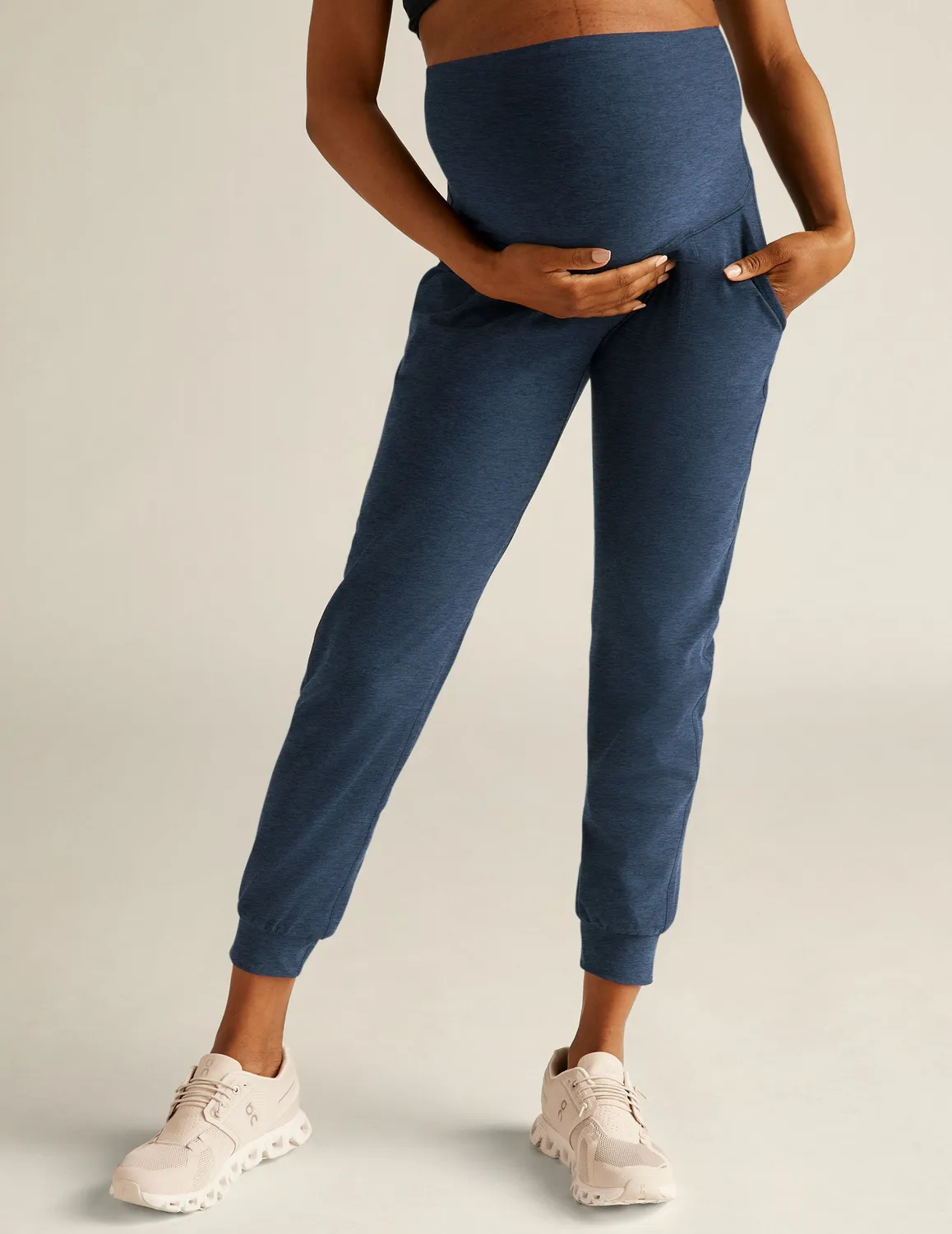 Beyond Yoga Spacedye Beyond the Bump jogger Nocturnal Navy