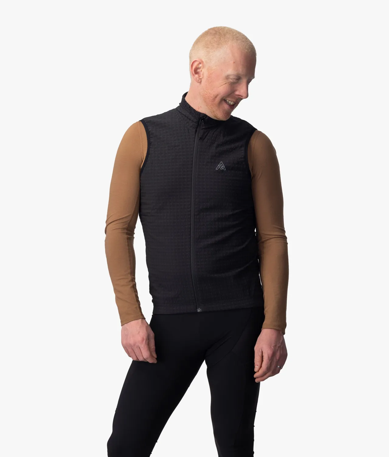 7MESH Seton väst herr Black termisk lätt