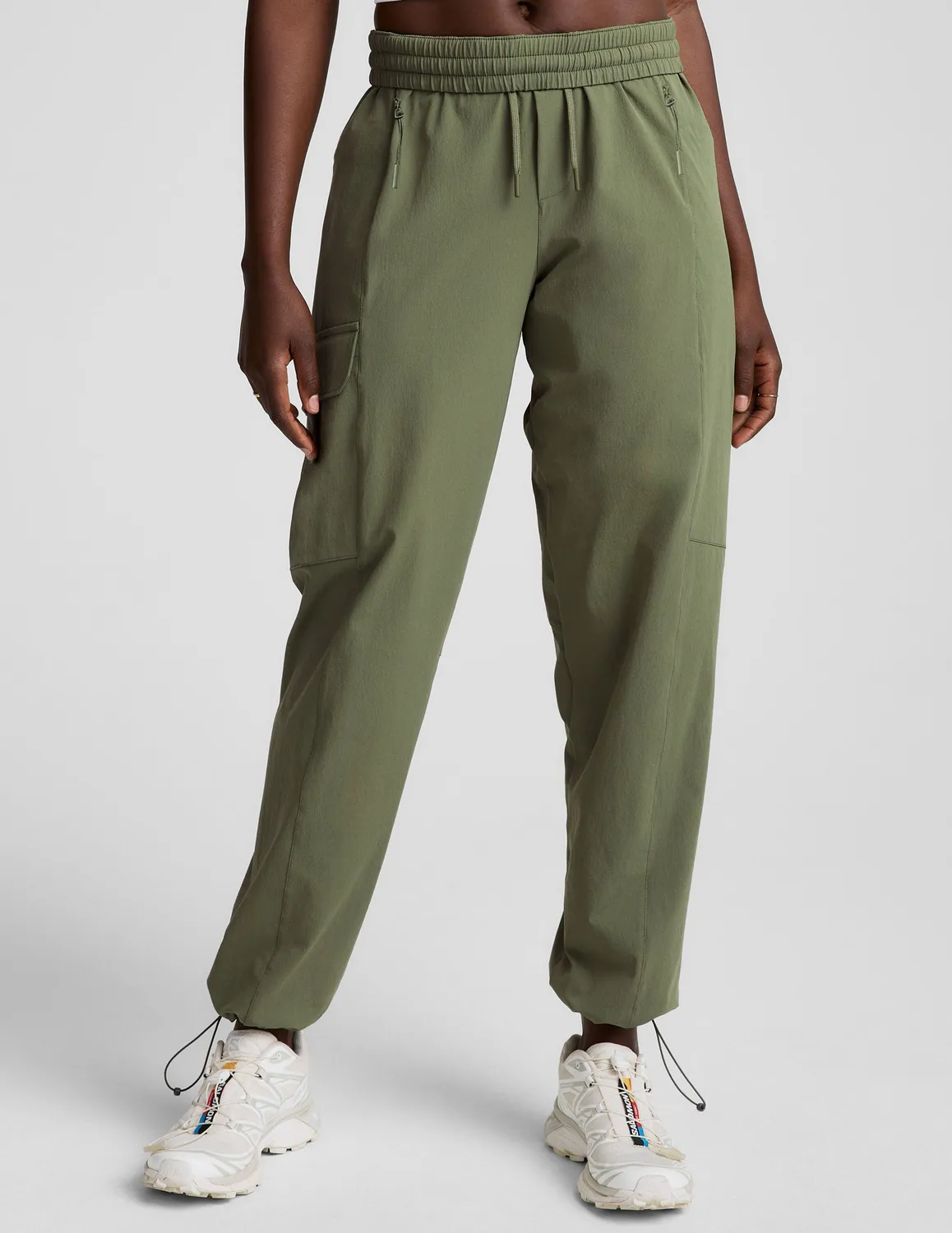 Beyond Yoga Peak Pant byxor olive branch vandring