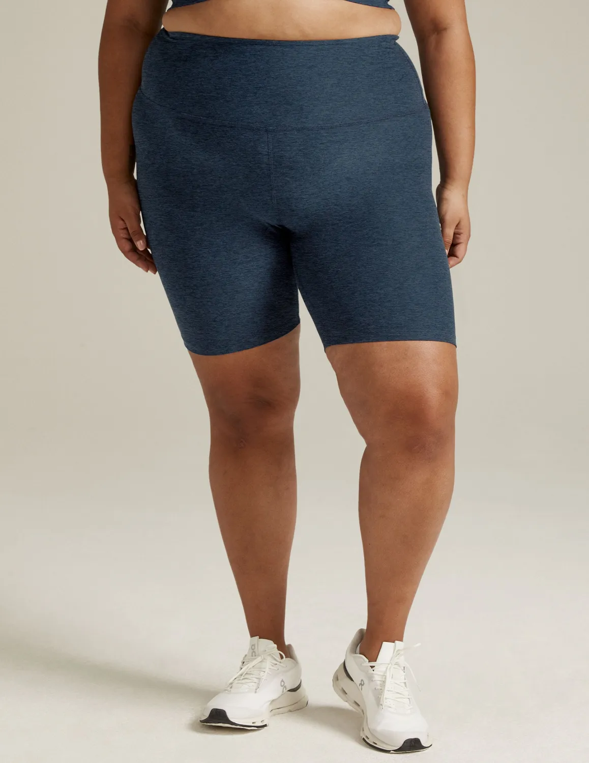 Beyond Yoga Spacedye Keep Pace 7 Shorts Nocturnal Navy biker