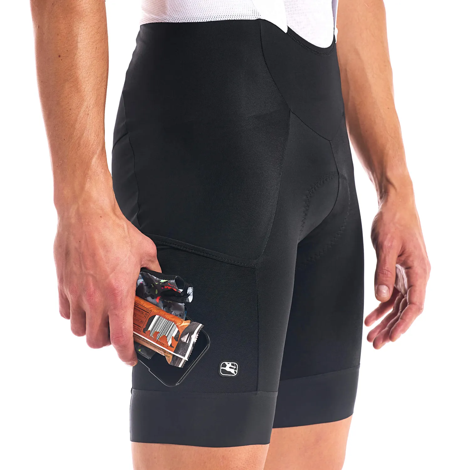 Giordana Vero Pro Cargo bibshorts svart fickor