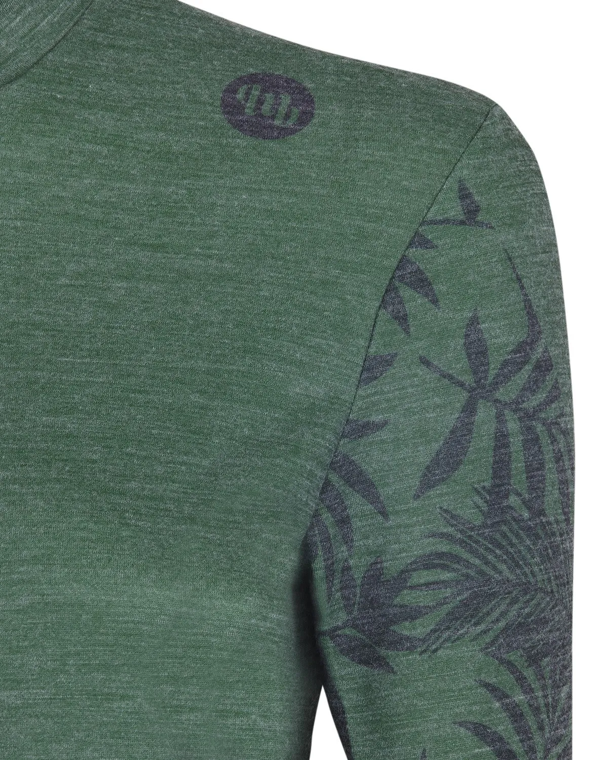 MB Wear Gravel Nature Green Leaf cykeltröja kort ärm