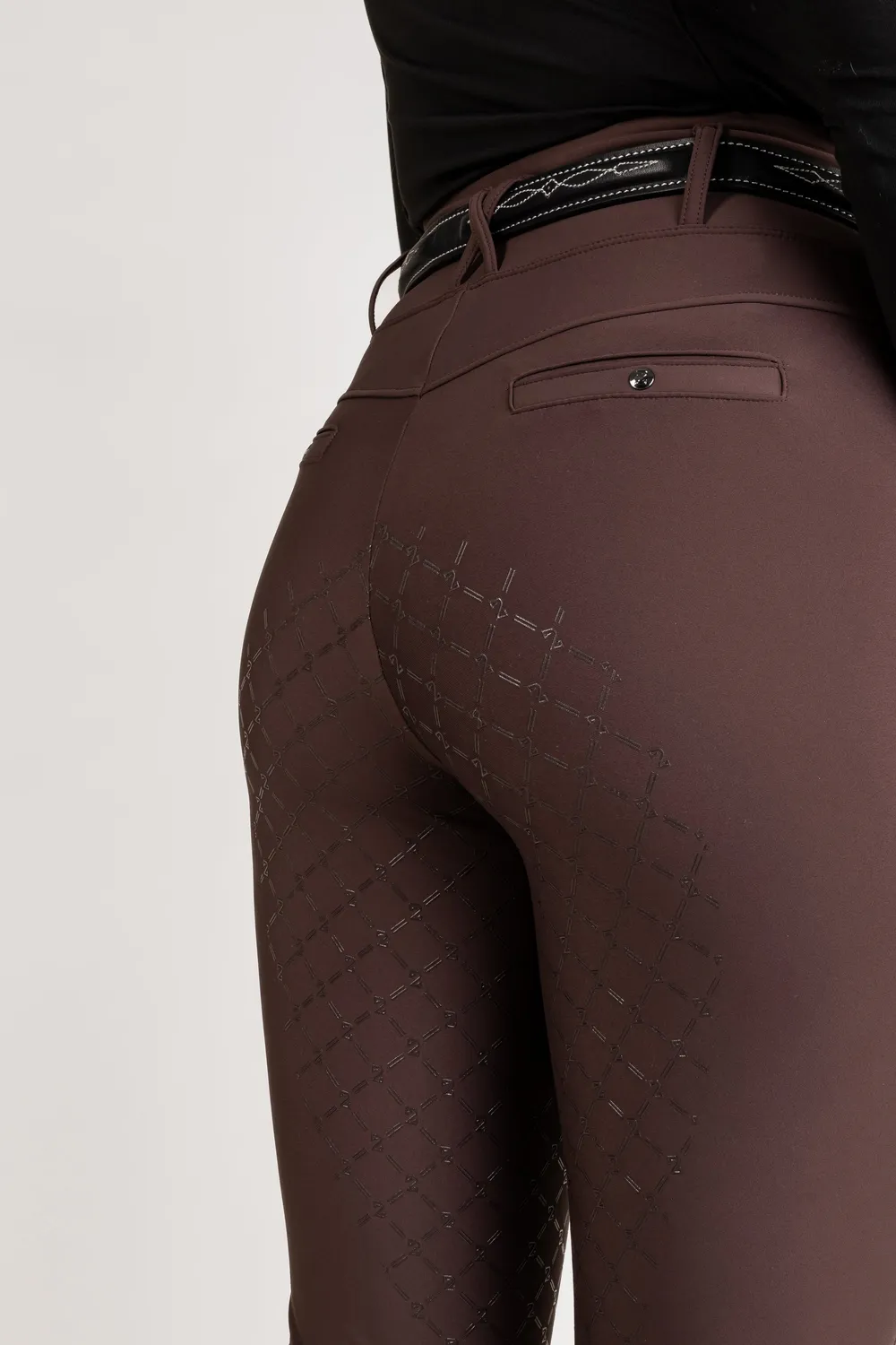 ZacZess London Hybrid ridleggings nougat hög midja