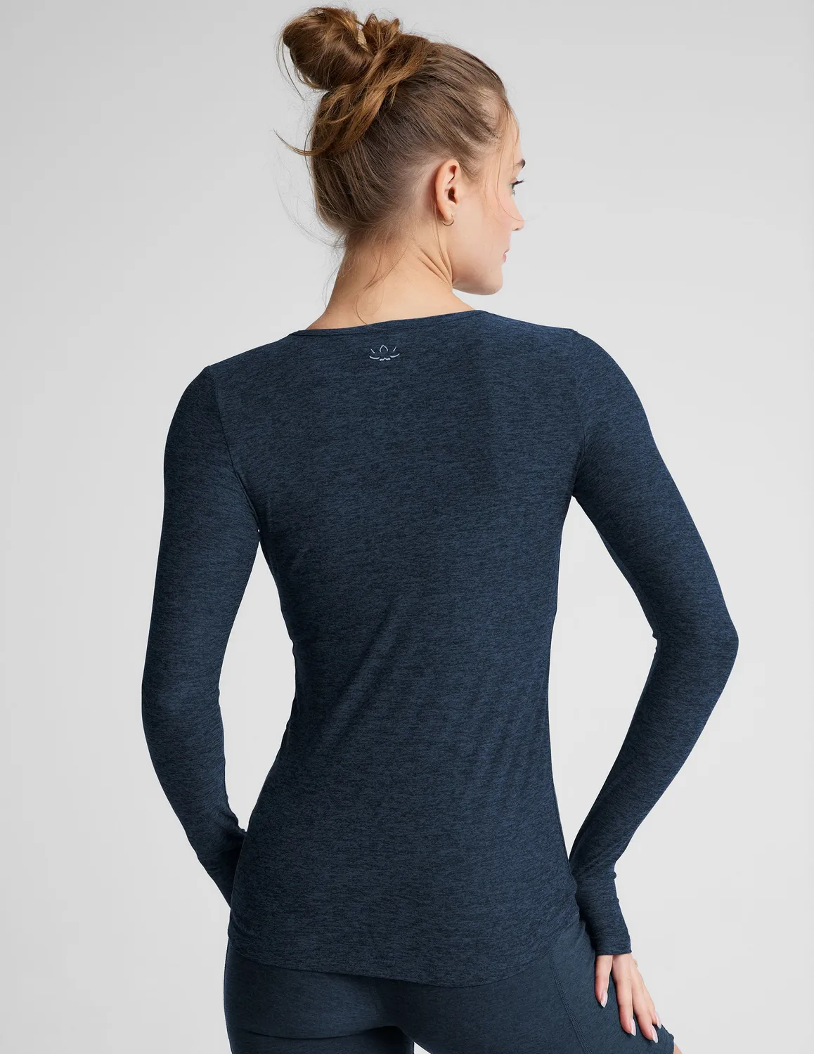 Beyond Yoga Featherweight Classic Crew träningströja Nocturnal Navy