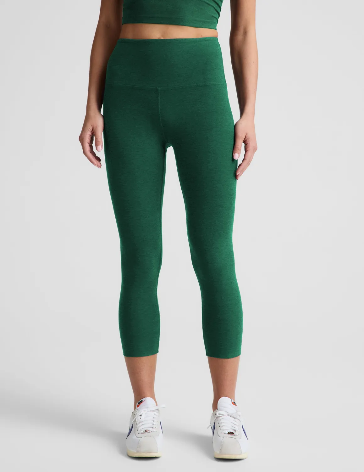 Beyond Yoga Spacedye Walk And Talk caprileggings Legacy Pine hög midja