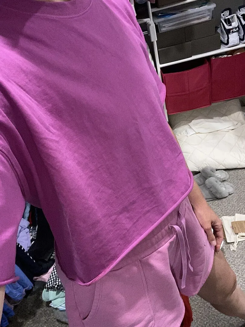 Beyond Yoga SoftKnit Better Than Ever Cropped t-shirt vit bomull