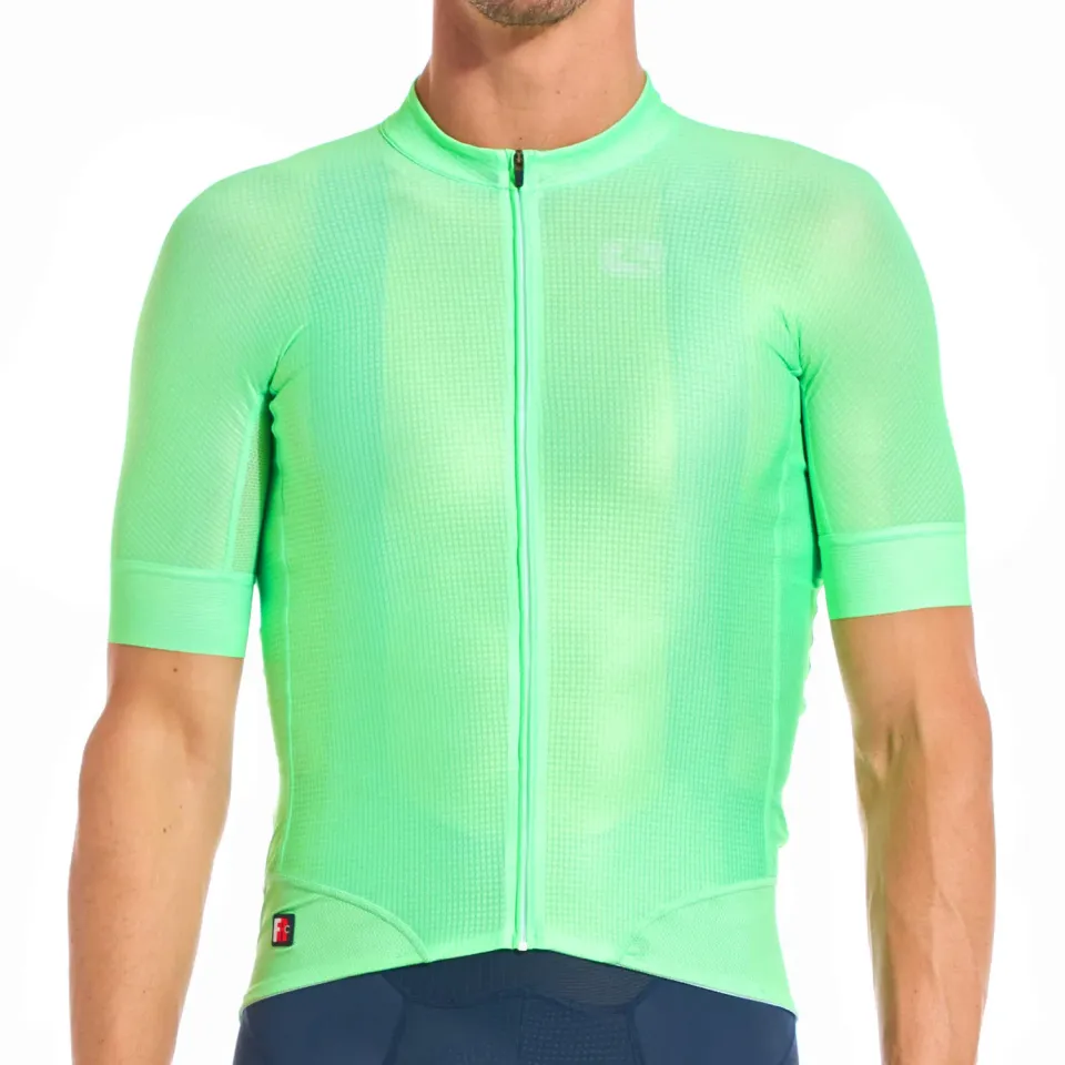 Giordana FR-C Pro Neon cykeltröja neonblå aerodynamisk
