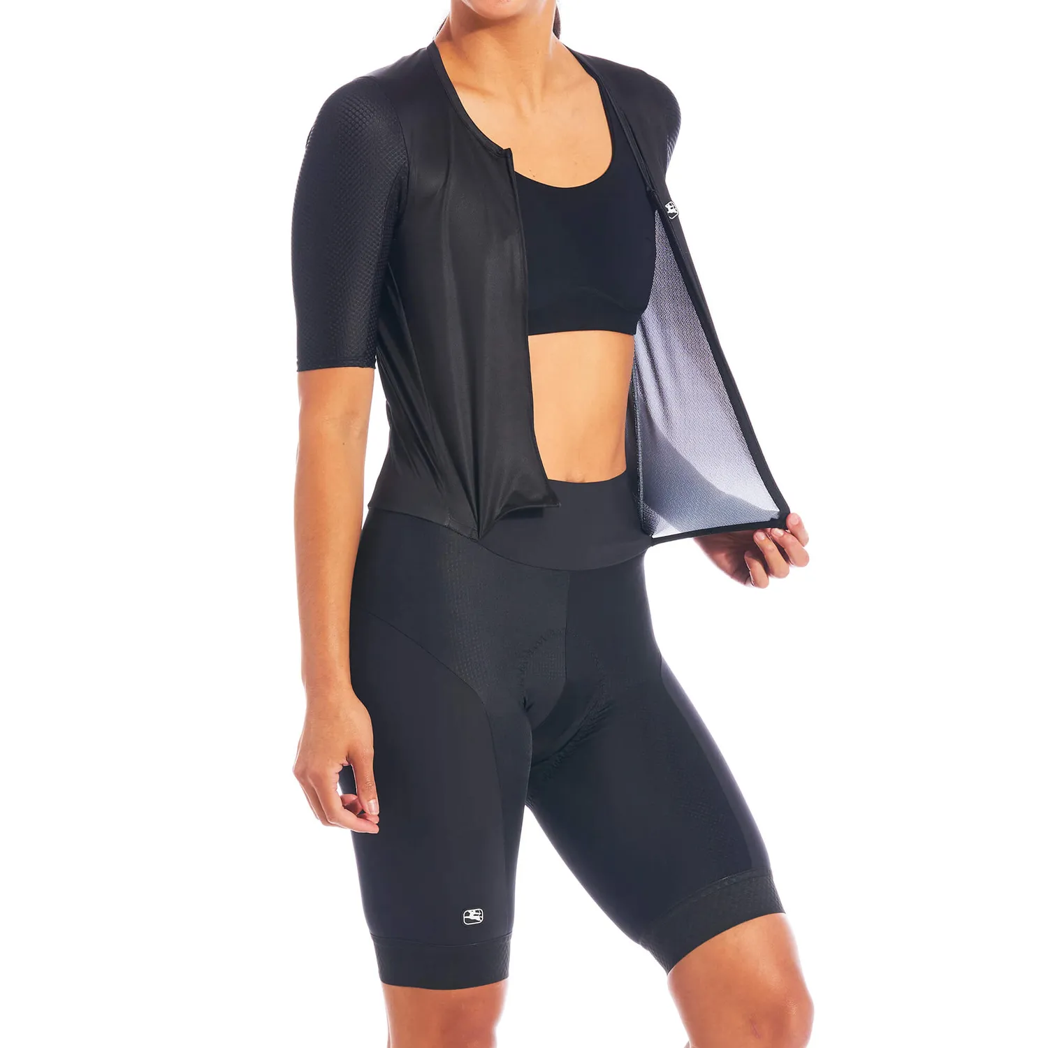 Giordana SilverLine Doppio cykeloverall dam svart