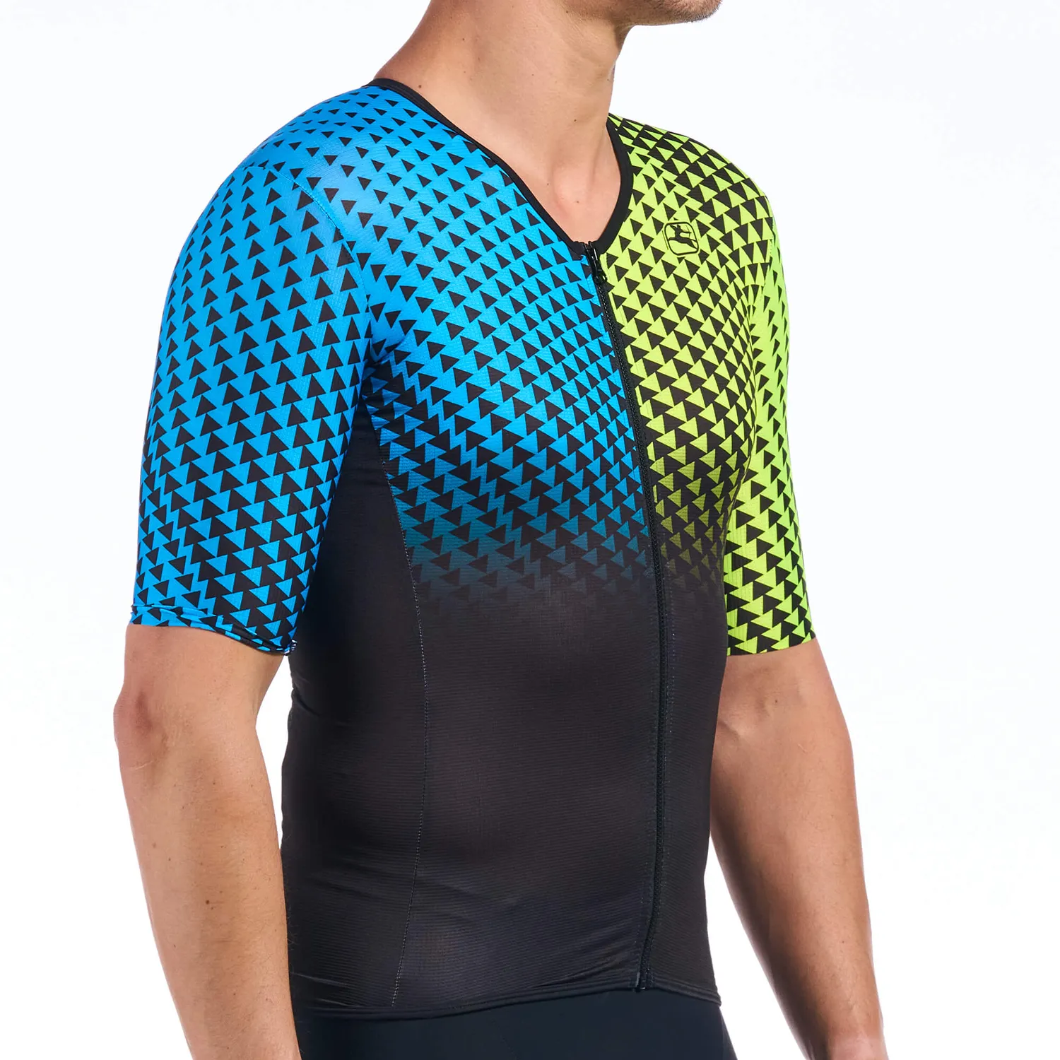 Giordana Vero Pro tritopp blue yellow aerodynamisk