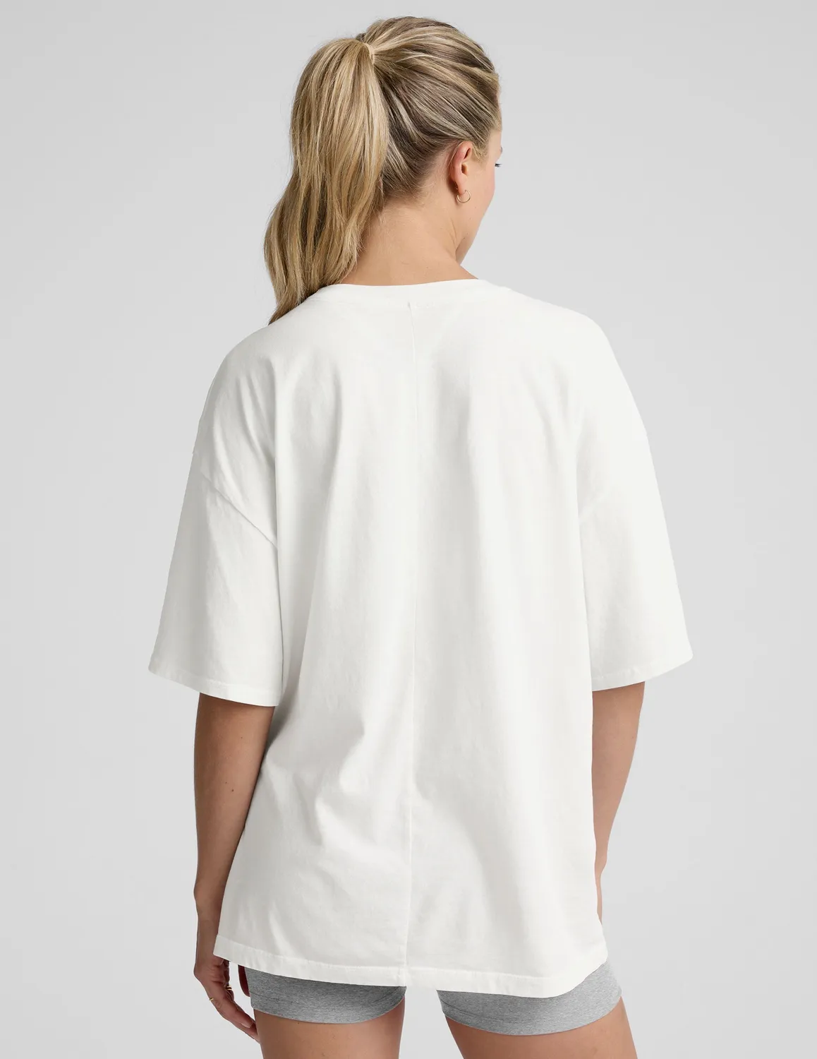 Beyond Yoga Oversized Cotton Tee t-shirt Soft White oversize