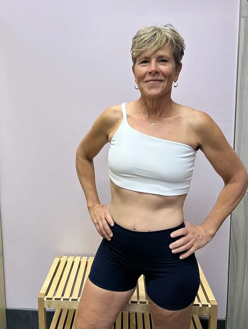 Beyond Yoga Spacedye One Shoulder Long Line sport-bh Darkest Night