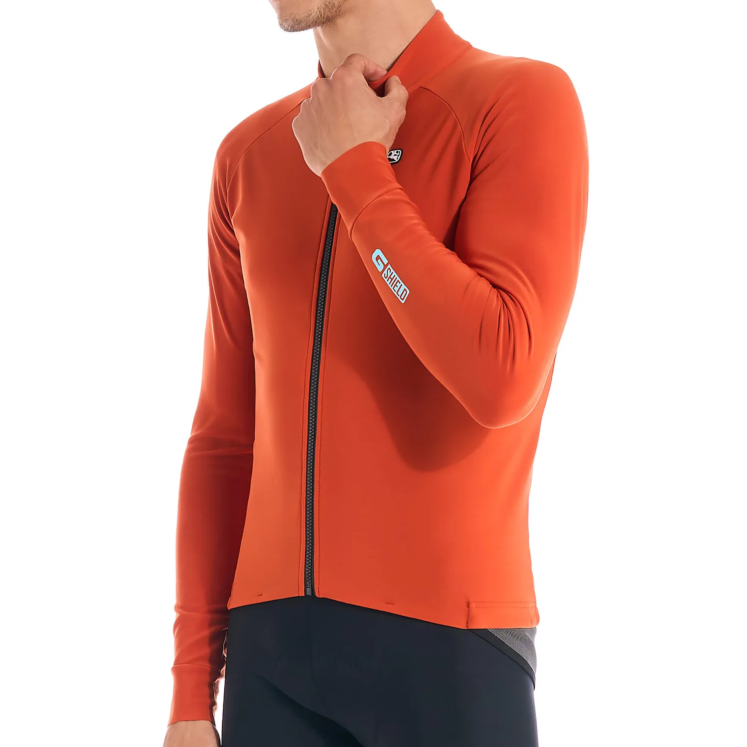 Giordana G-Shield Thermal cykeltröja sienna orange vindtät