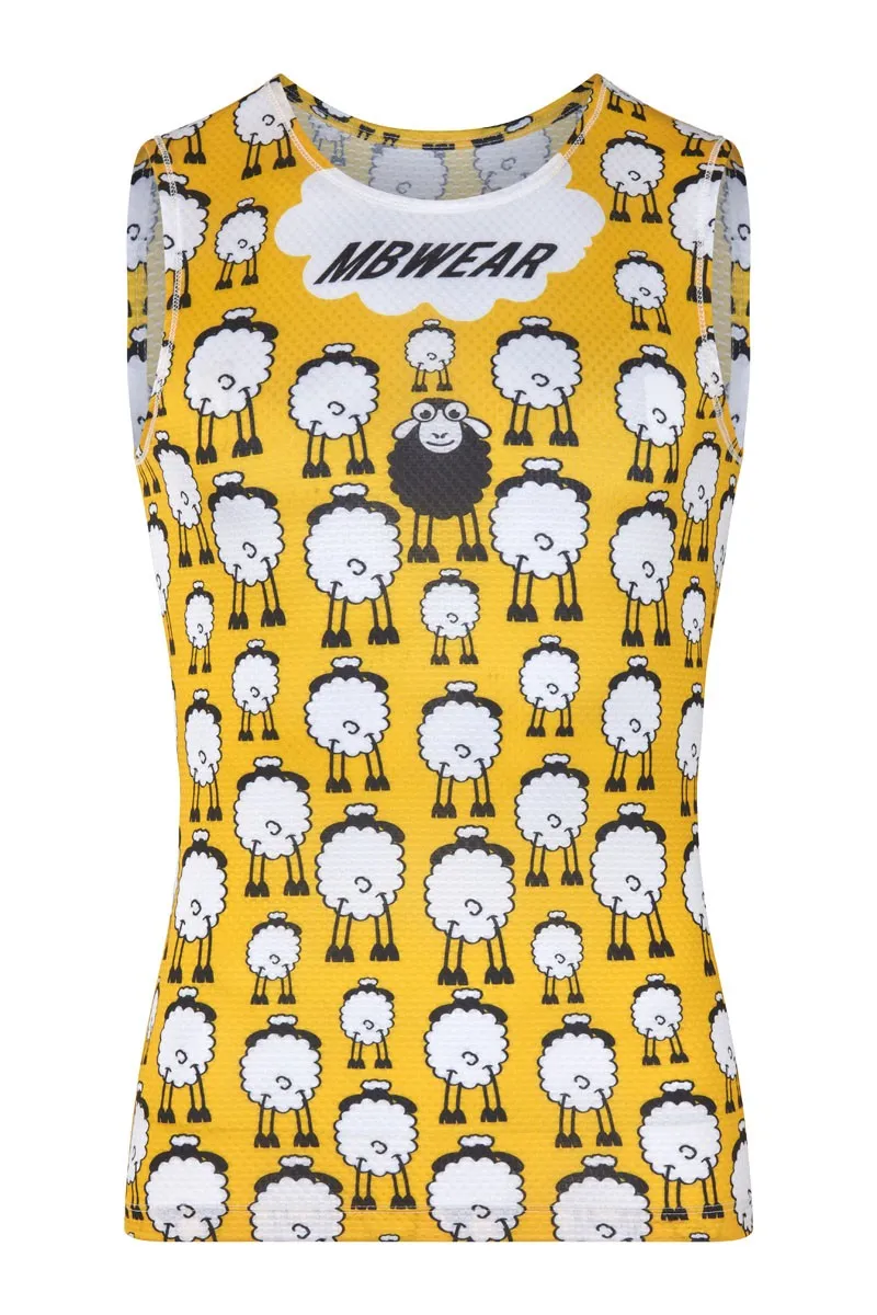 MB Wear Superlight Black Sheep linne svart tunn