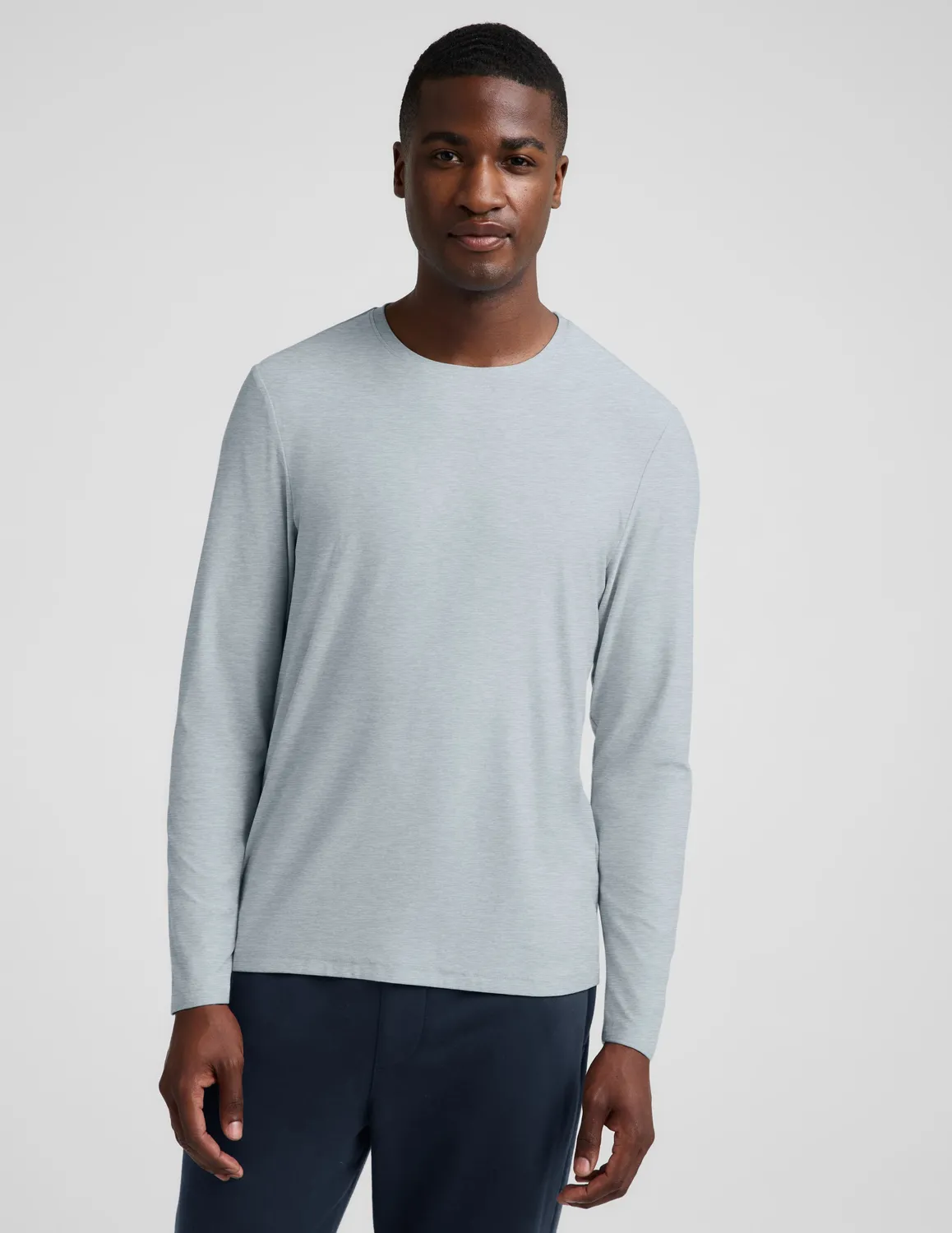 Beyond Yoga Always Beyond Long Sleeve Crew 2.0 tröja Cloud Drift luftig