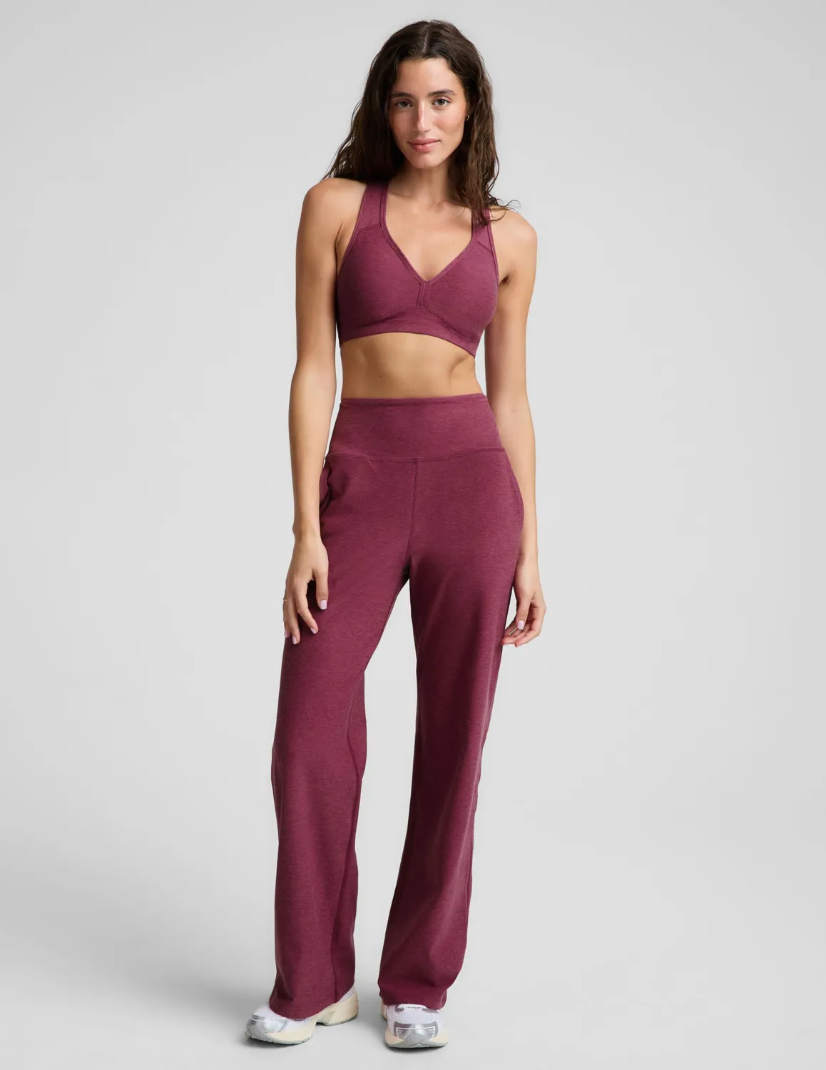 Beyond Yoga Spacedye Lift Your Spirits Bra sportbehå Pomegranate