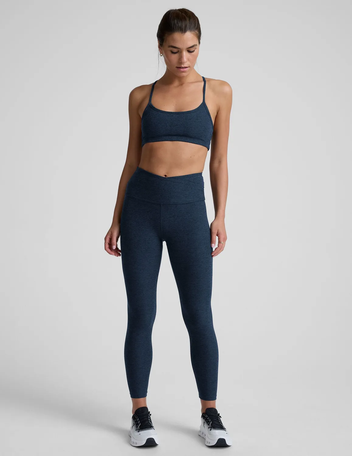 Beyond Yoga Spacedye At Your Leisure leggings Nocturnal Navy hög