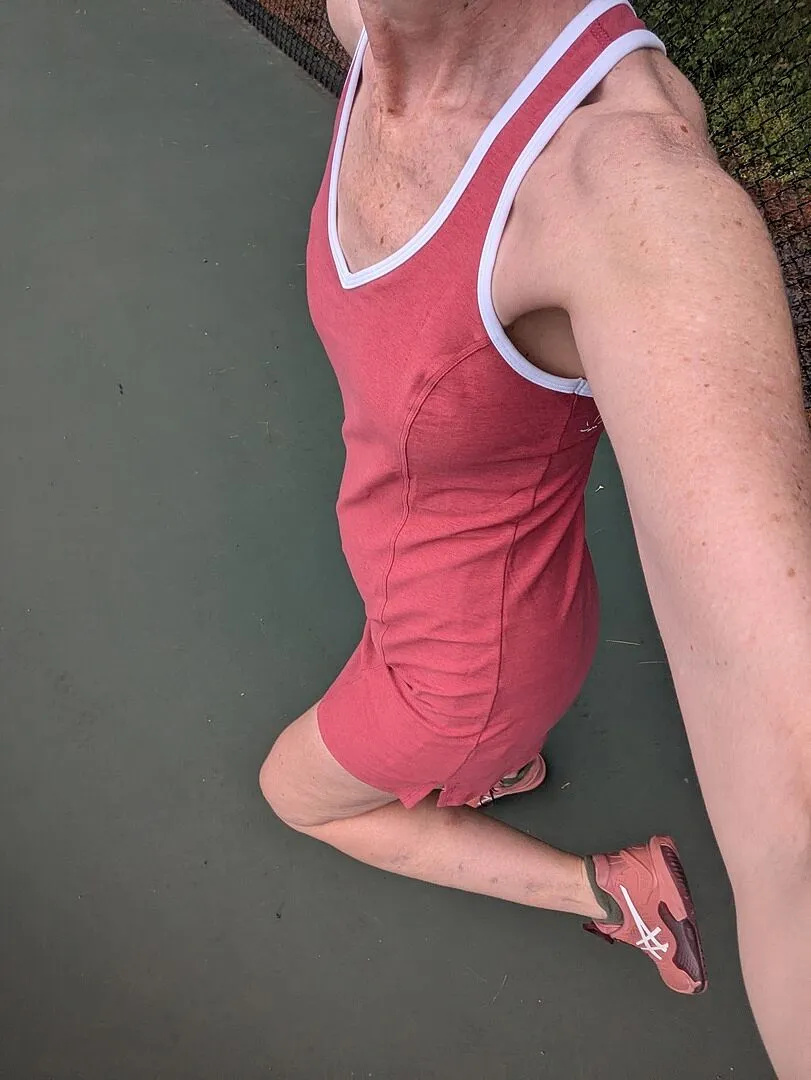 Beyond Yoga Spacedye Starting Line Dress mini-träningsklänning Teal Sea