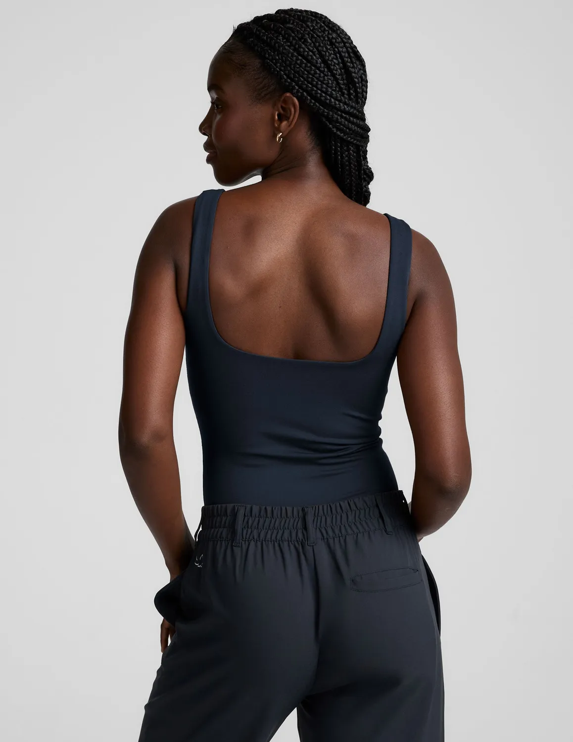 Beyond Yoga Base Tank Bodysuit body marinblå tight