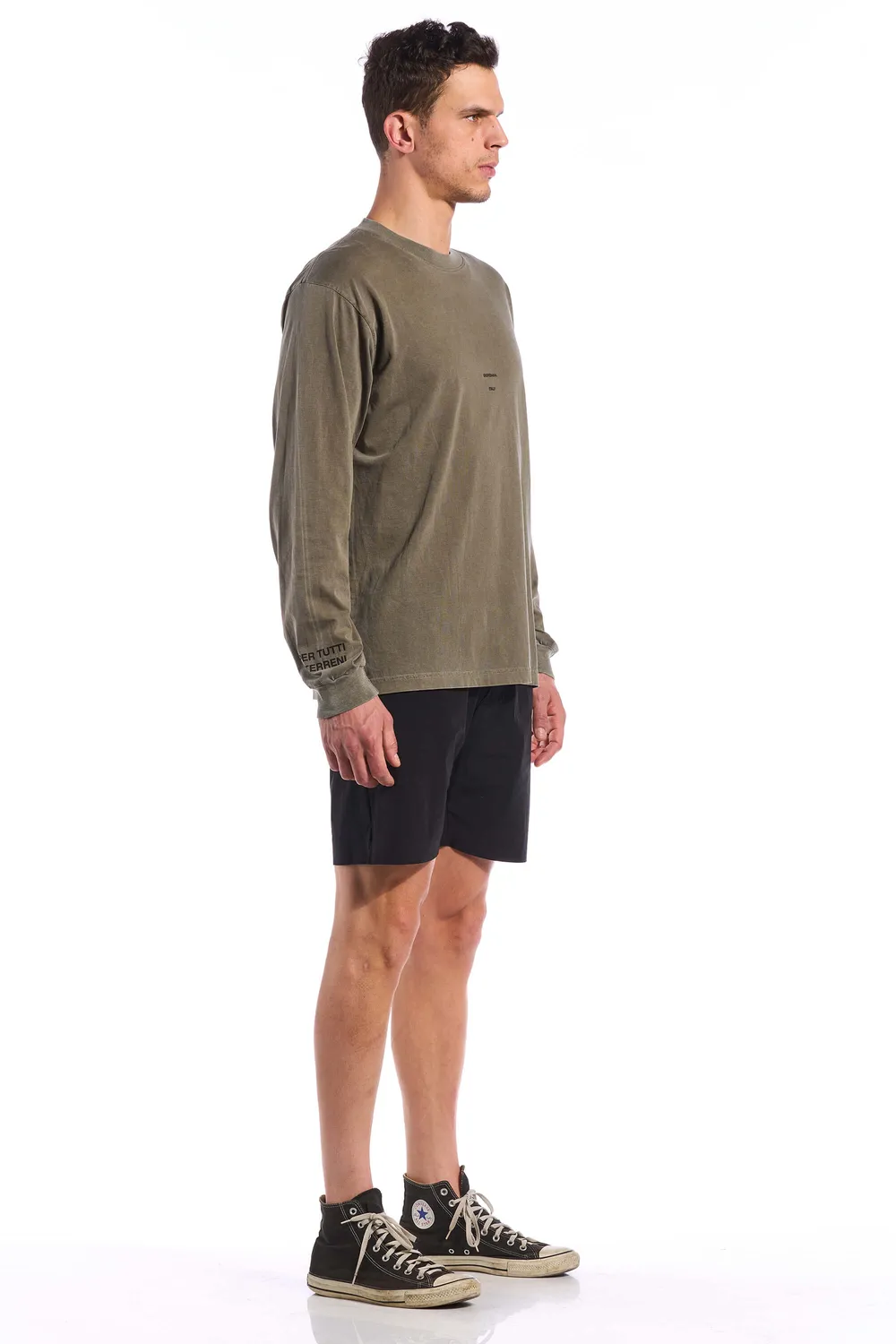 Giordana Long Sleeve Steps Tee t-shirt gråblå