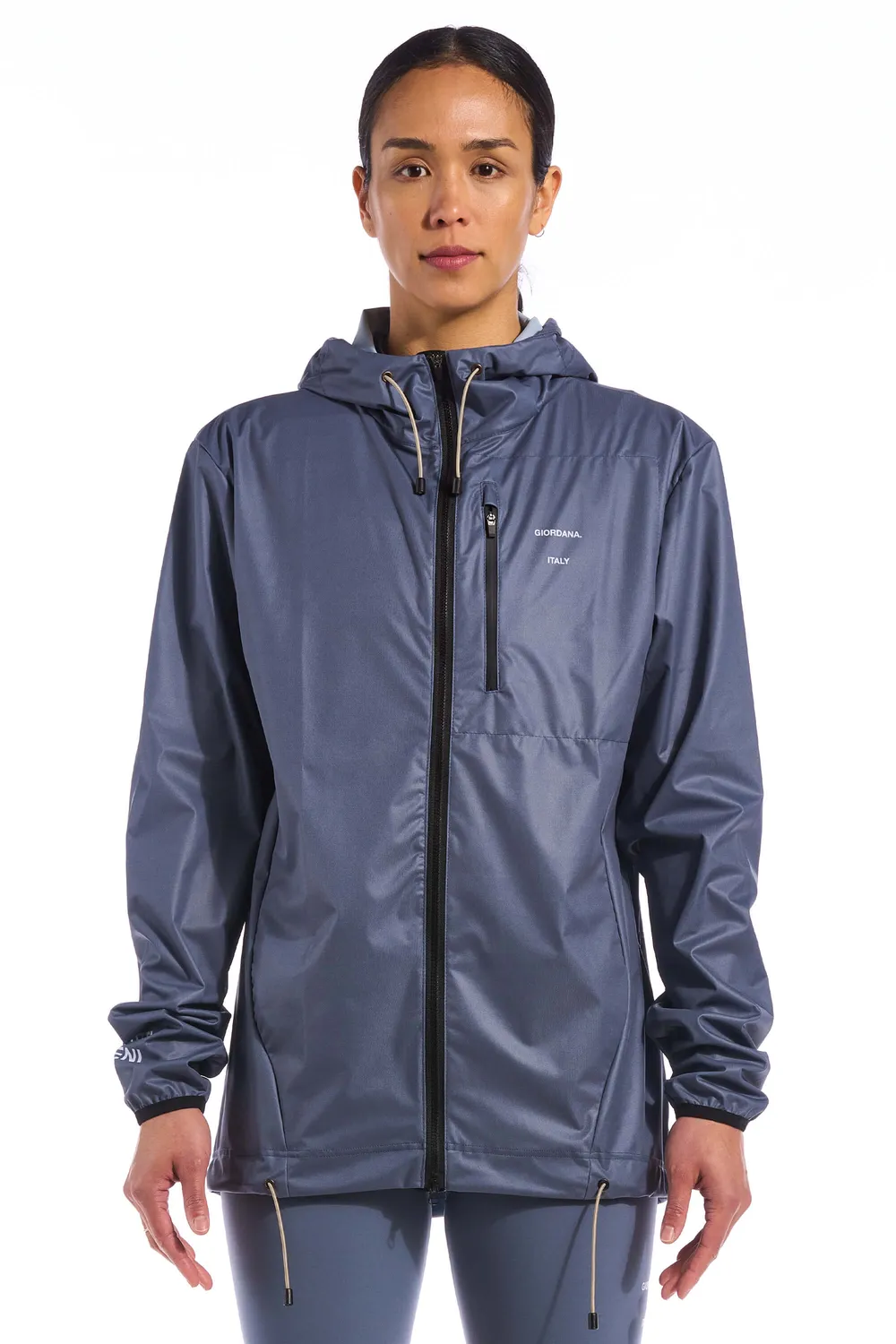 Giordana Jimmy vindjacka unisex blå packbar