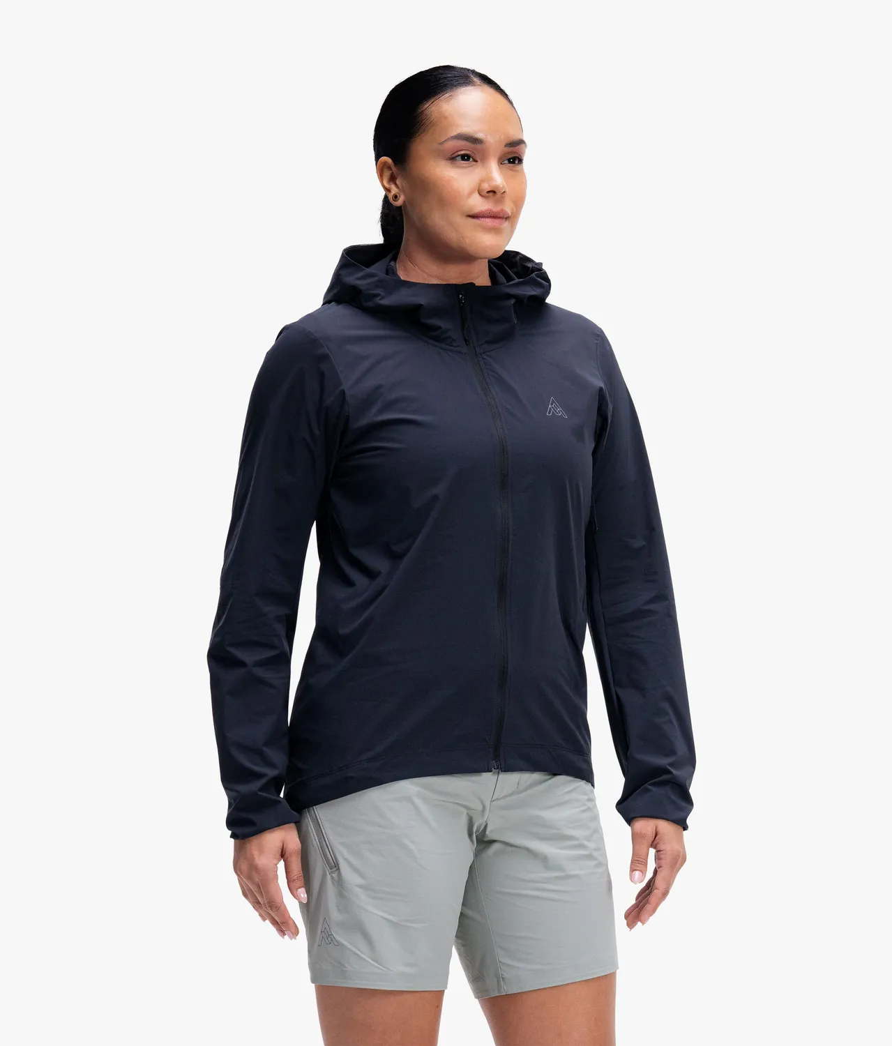 7MESH Northwoods Jacket vindjacka dam svart packbar
