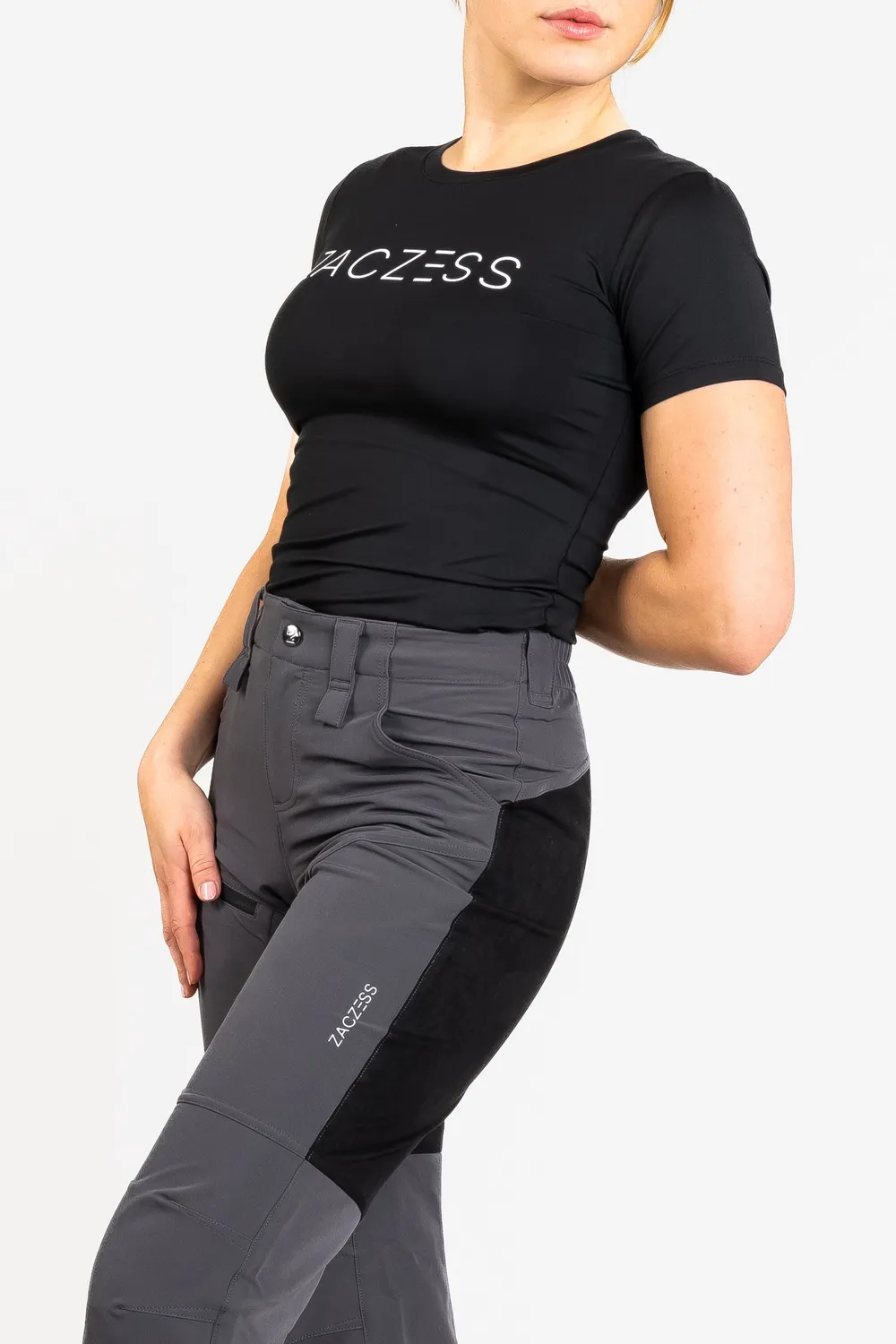 ZacZess Move Overpants överdragsbyxor grå stretch